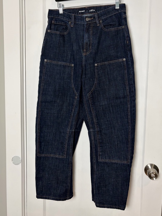 Old Navy Denim - Old Navy High Rise Barrel Leg Jeans